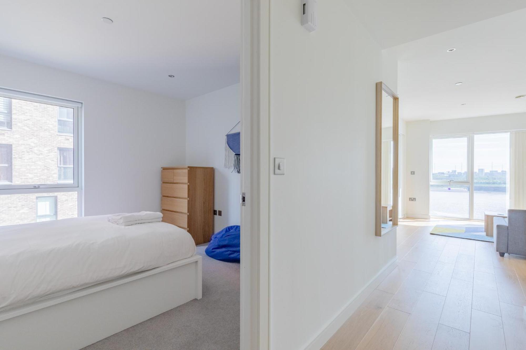 Gorgeous 1bd Flat With Incredible Views Of The O2 Appartement